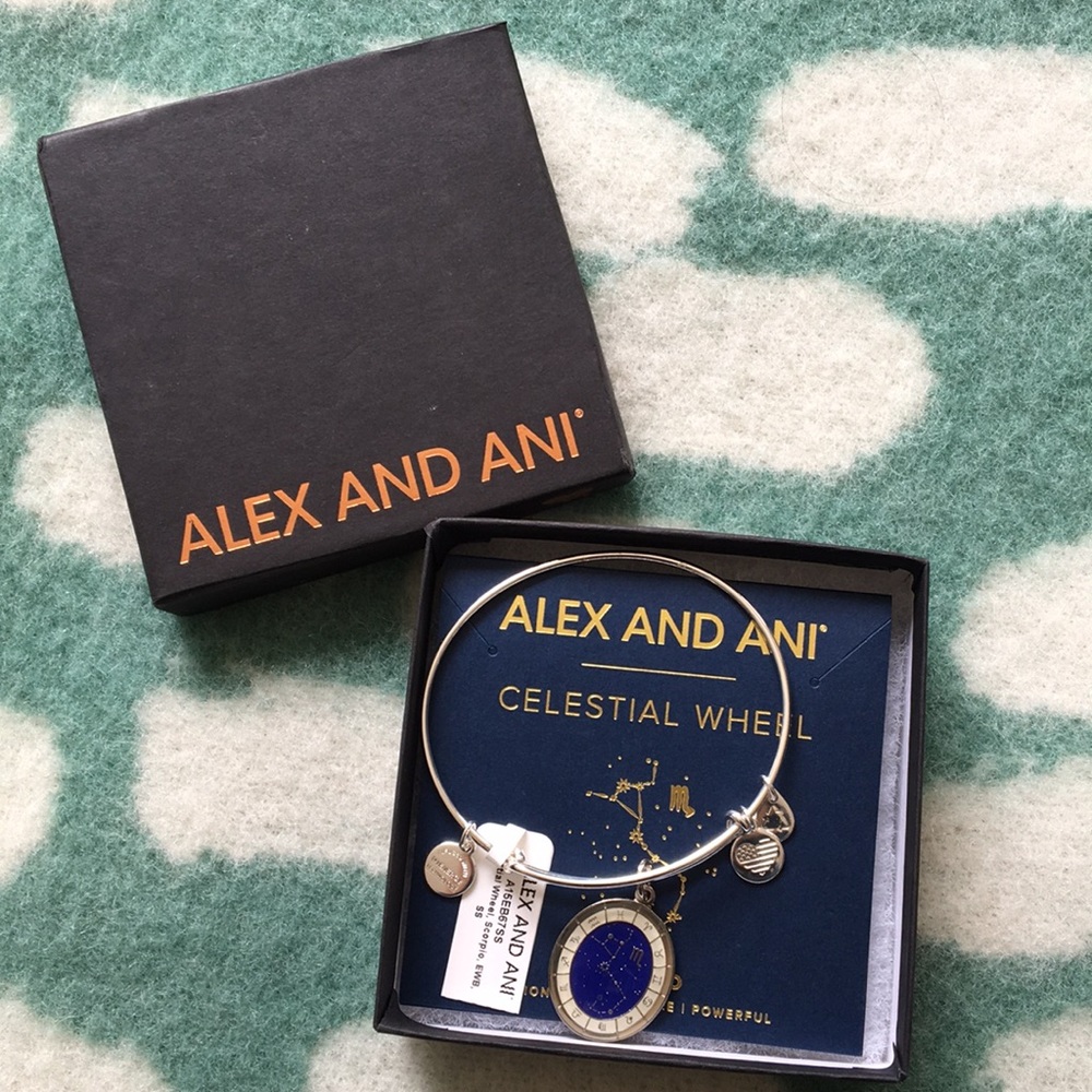 Alex and Ani Scorpio Bangle in Silver
